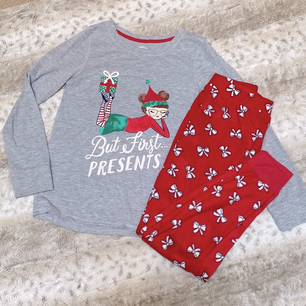 SO Girls Holiday 2-Piece Pajama Set, Size 12